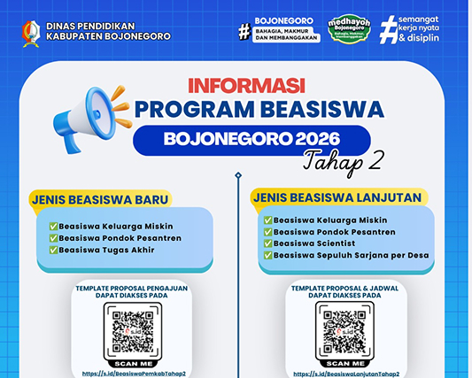 Beasiswa Tahap II Tahun 2026